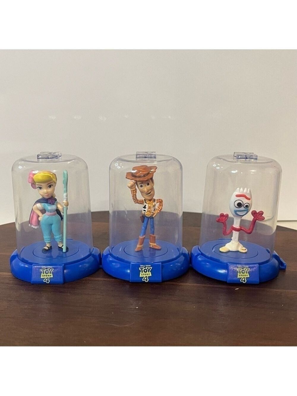 Disney Pixar Toy Story 4 DOMEZ Collectible Figures Lot Woody Bo Peep Forky